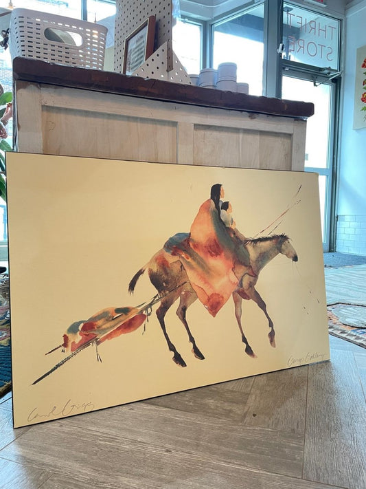 vintage carol grigg mom and child aboriginal art - good market thrift store