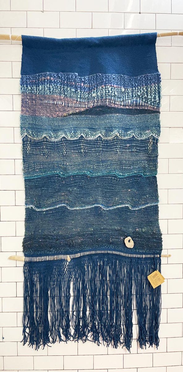 nwt vintage 90s hand - woven xl tapestry - good market thrift store