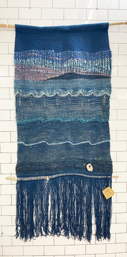 nwt vintage 90s hand - woven xl tapestry - good market thrift store