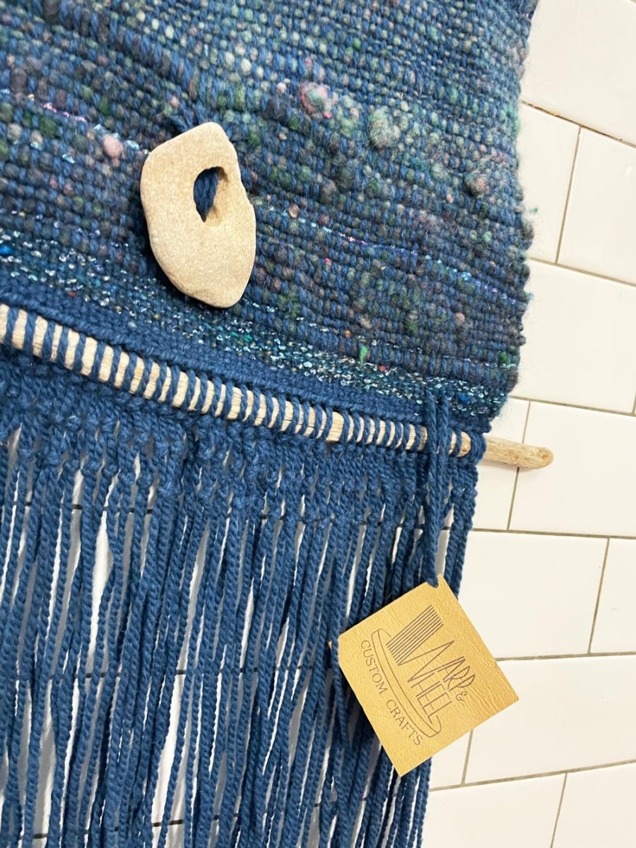 nwt vintage 90s hand - woven xl tapestry - good market thrift store