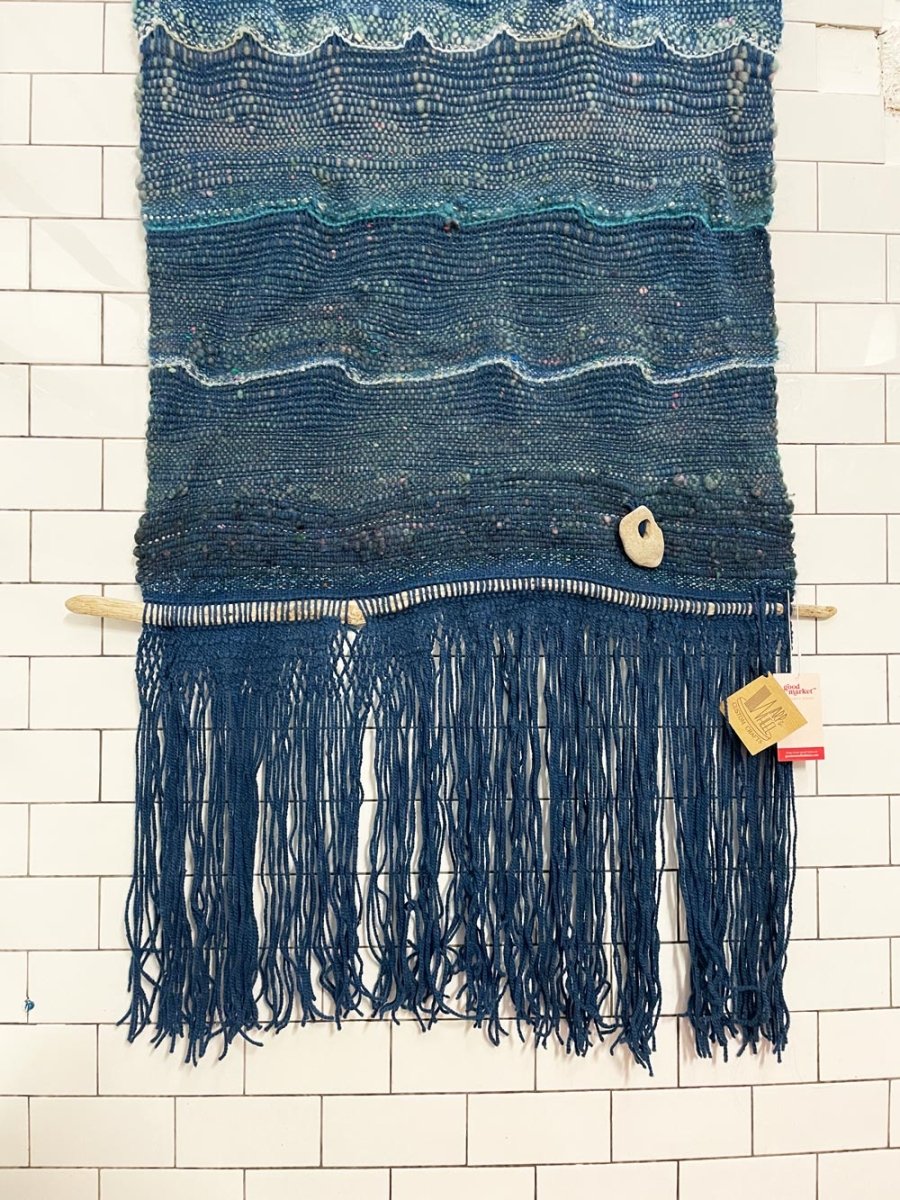 nwt vintage 90s hand - woven xl tapestry - good market thrift store