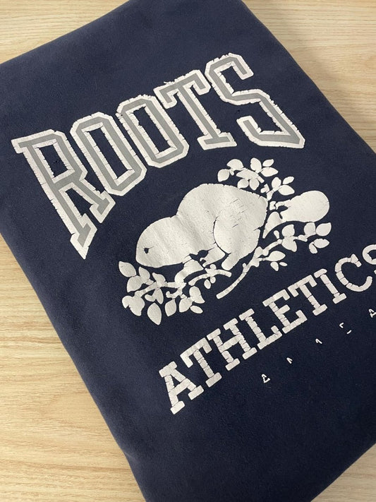 vintage 90s roots sweatshirt throw blanket - good market thrift store