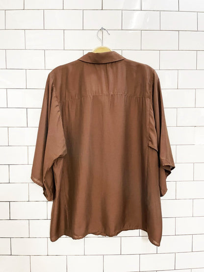 yaya LA oversized sleeve boxy shirt - good market thrift store
