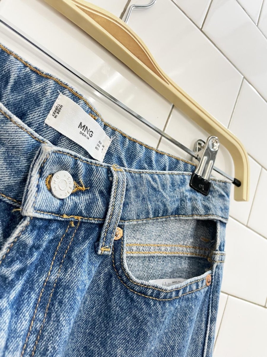 mango 2025 pocket cut out wide leg jeans - good market thrift store