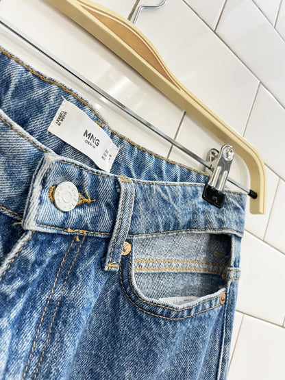 mango 2025 pocket cut out wide leg jeans - good market thrift store