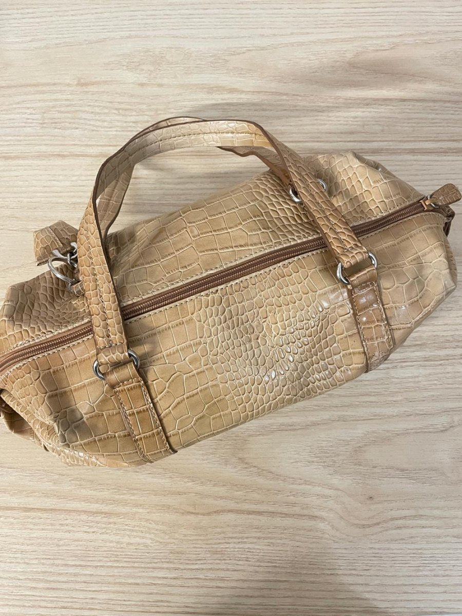 y2k nine west faux snakeskin shoulder bag - good market thrift store