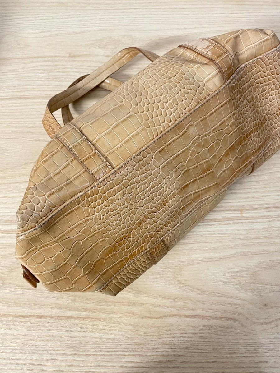 y2k nine west faux snakeskin shoulder bag - good market thrift store