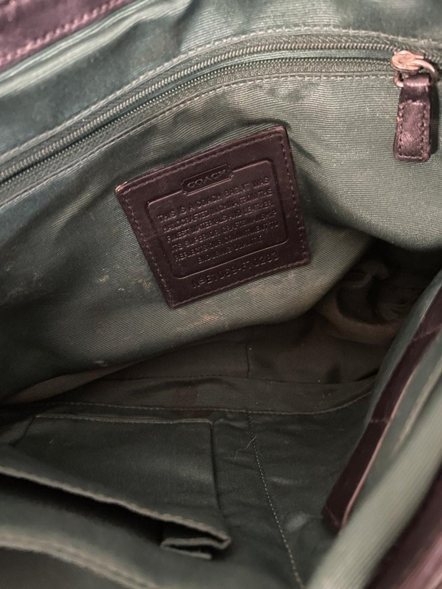 coach signature canvas saddle messenger bag - good market thrift store