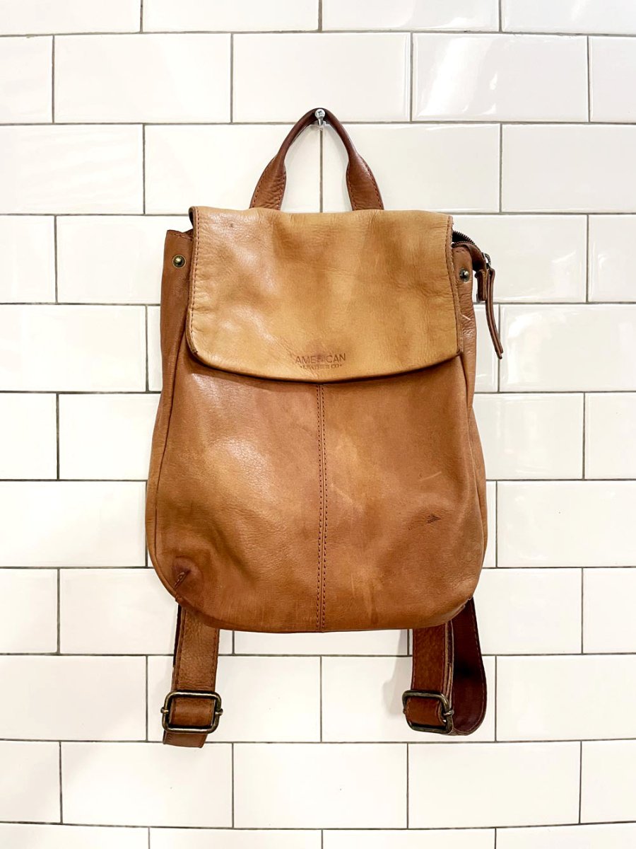 american leather co. minimal backpack - good market thrift store