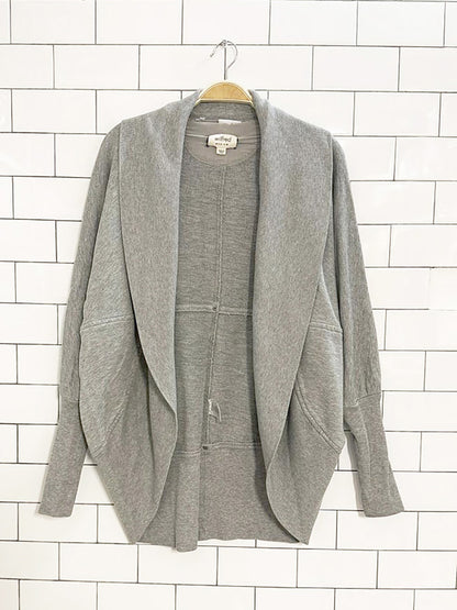 wilfred diderot open cocoon sweatshirt cardigan | aritzia
