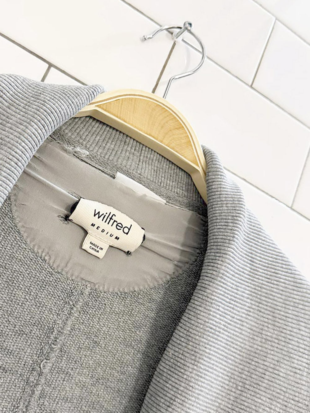 wilfred diderot open cocoon sweatshirt cardigan | aritzia