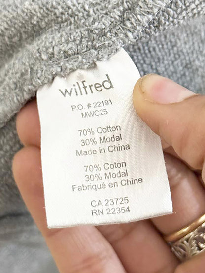 wilfred diderot open cocoon sweatshirt cardigan | aritzia