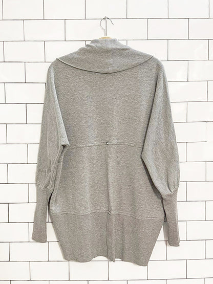 wilfred diderot open cocoon sweatshirt cardigan | aritzia