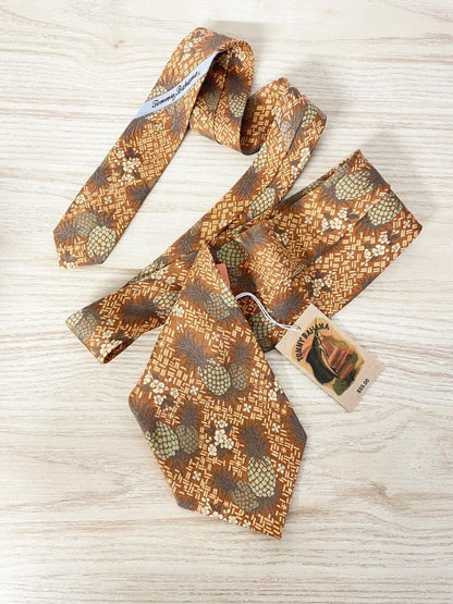 nwt tommy bahama handmade silk pineapple tie - good market thrift store