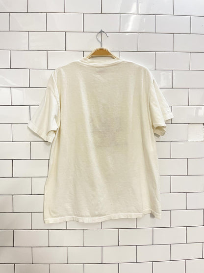 vintage 80s paris embroidered tee - good market thrift store