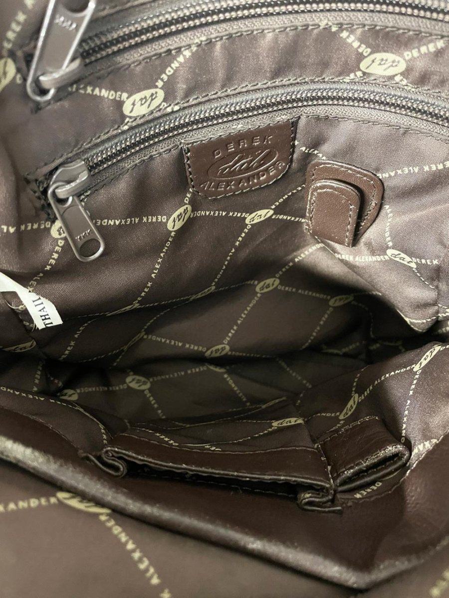 vintage 00s derek alexander leather backpack - good market thrift store