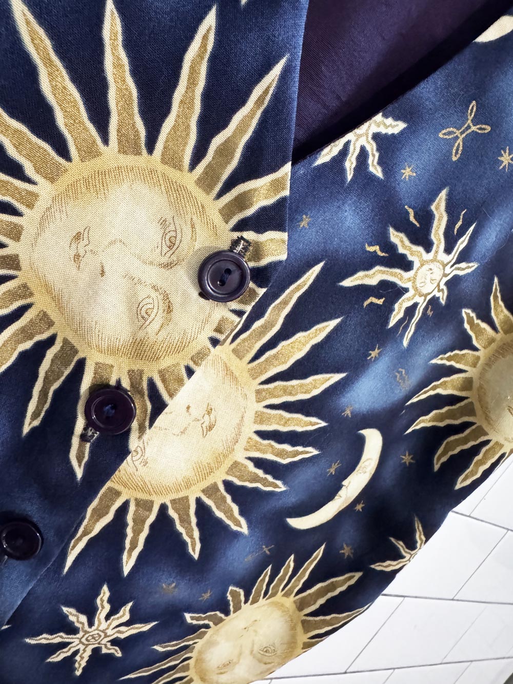 vintage 00s 111 main celestial sun moon vest