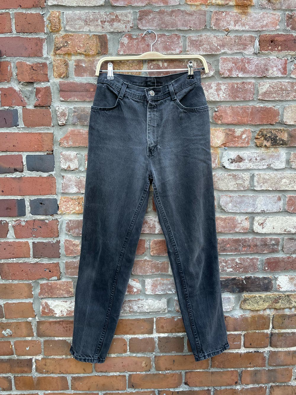 vintage santana parasuco zipper cuff high rise jeans