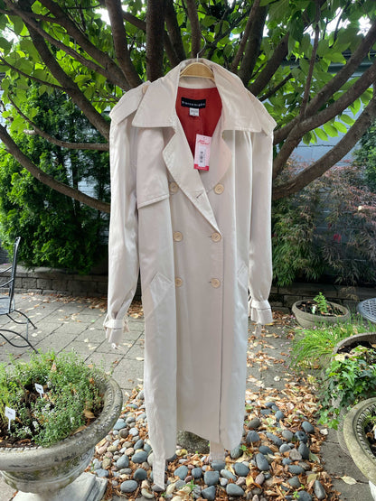 vintage bianca nygard satin touch trench