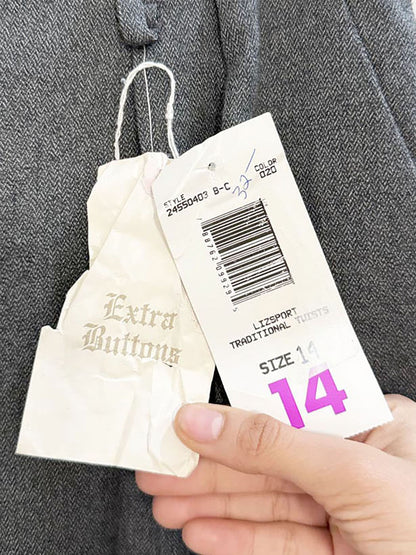 nwt vintage 90s lizsport pleated trousers | deadstock