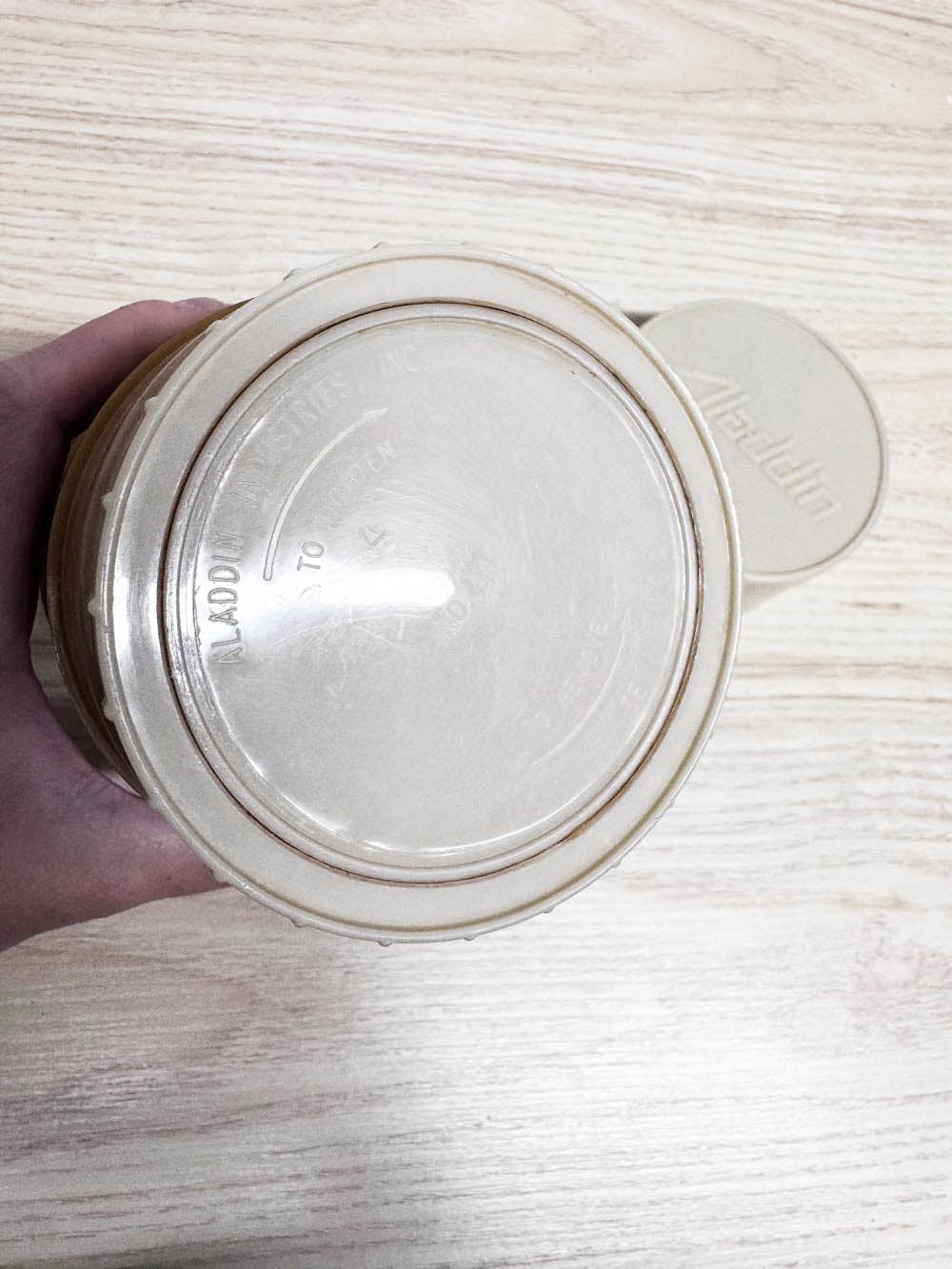 vintage 70s retro plaid aladdin thermos