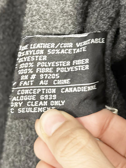 vintage danier soft leather full zip lined jacket | made in Canada