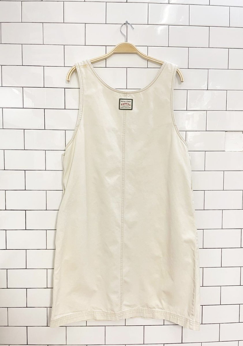 vintage 00s kettle creek canvas jumper mini dress - good market thrift store