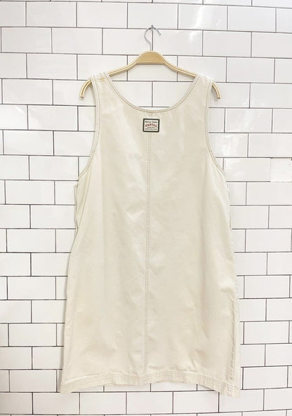 vintage 00s kettle creek canvas jumper mini dress - good market thrift store