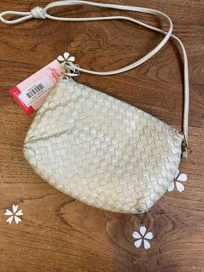 vintage ganson san fran woven leather bag