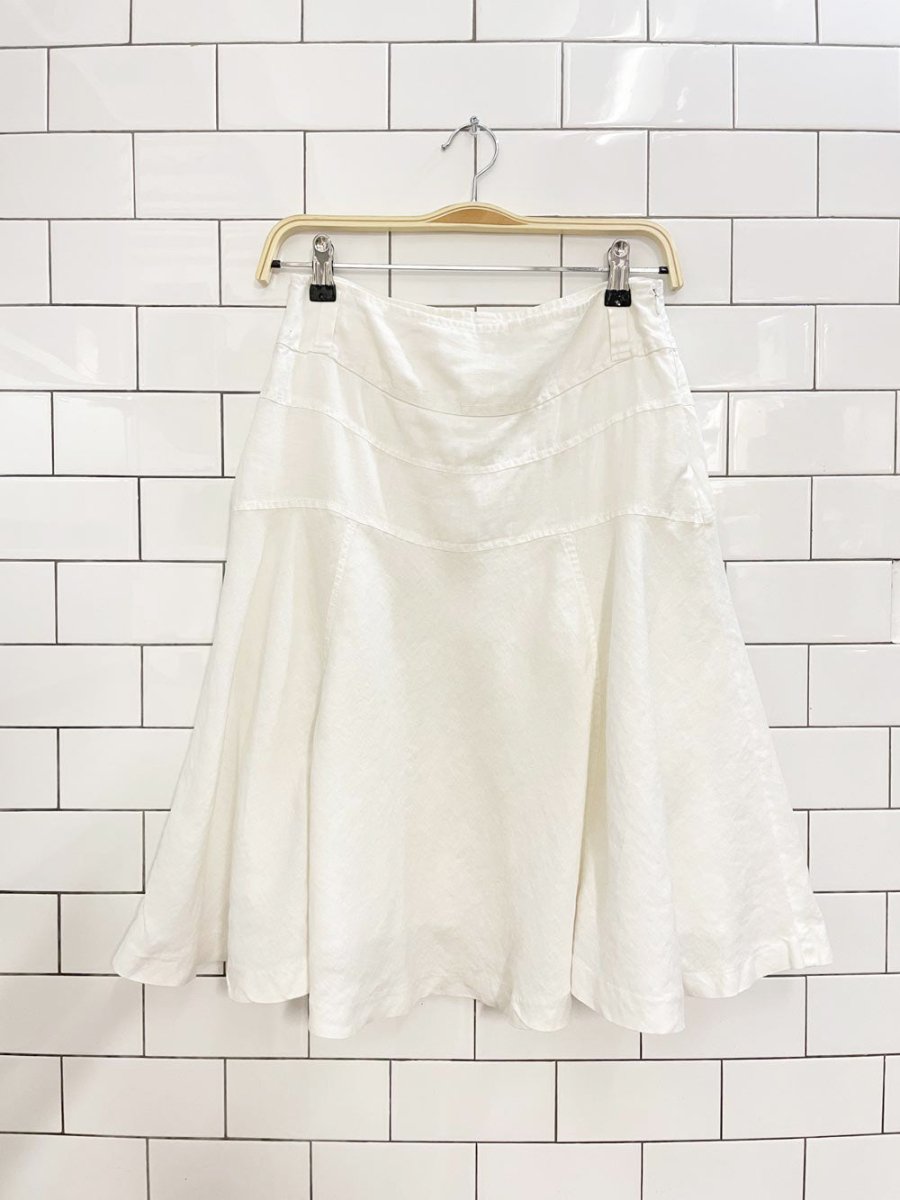 vintage 00s zara low - rise knee - length tulip skirt - good market thrift store