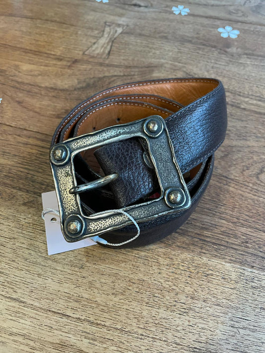 vintage cuoieria fiorentina italy leather belt