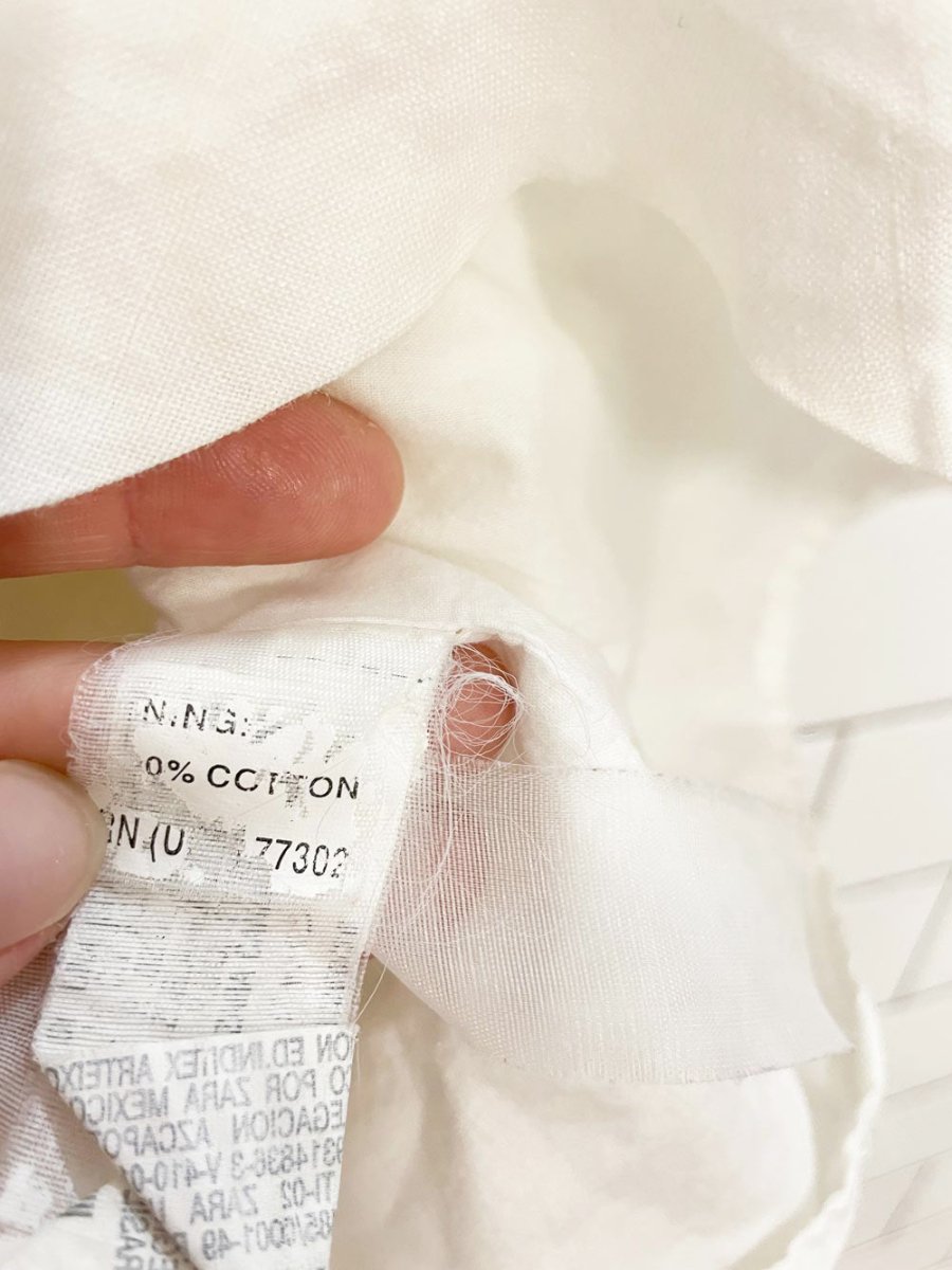 vintage 00s zara low - rise knee - length tulip skirt - good market thrift store