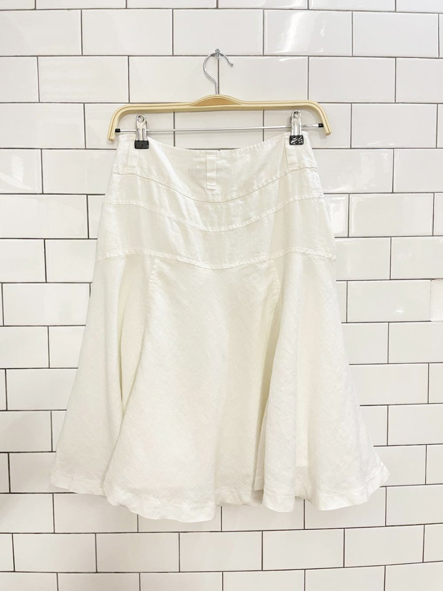 vintage 00s zara low - rise knee - length tulip skirt - good market thrift store