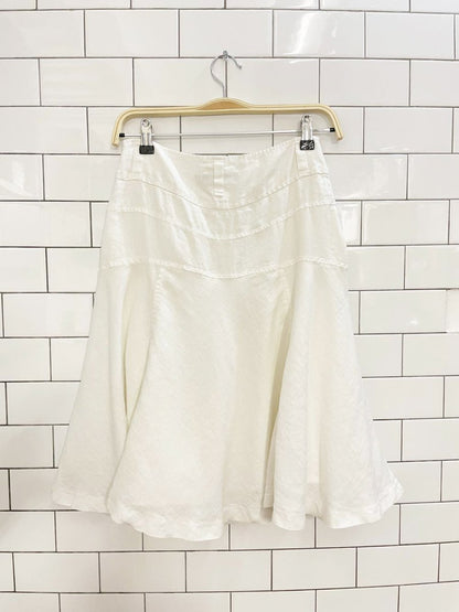 vintage 00s zara low - rise knee - length tulip skirt - good market thrift store