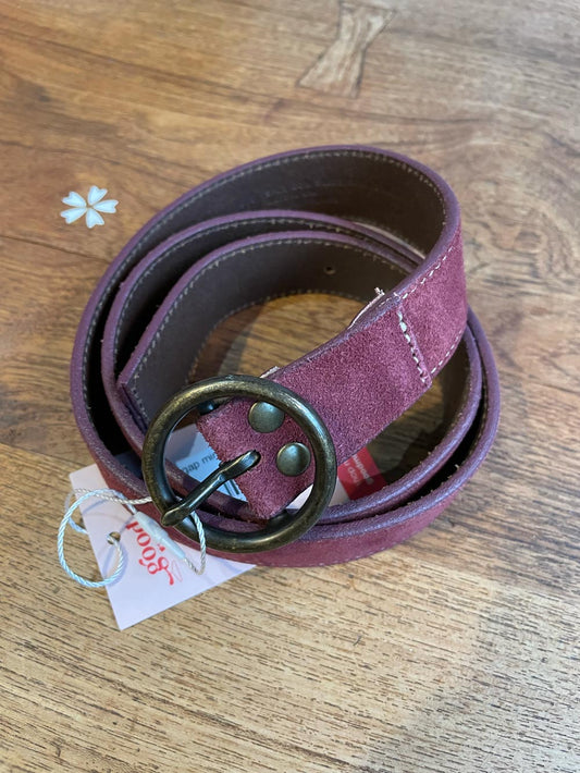 gap minimal suede leather belt