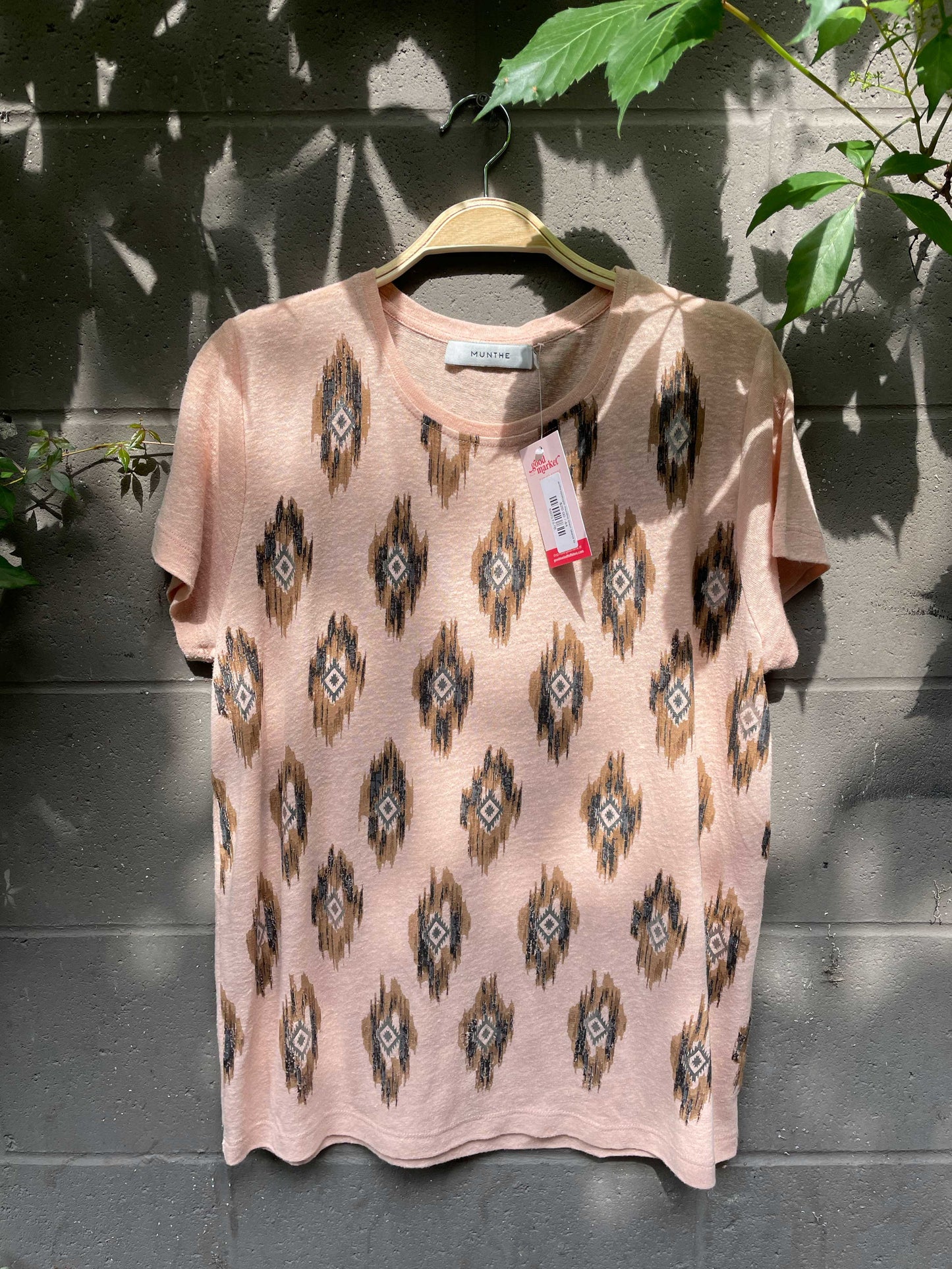 anthropologie munthe linen blend tee