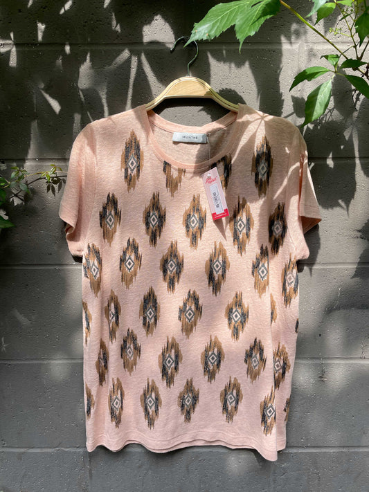 anthropologie munthe linen blend tee