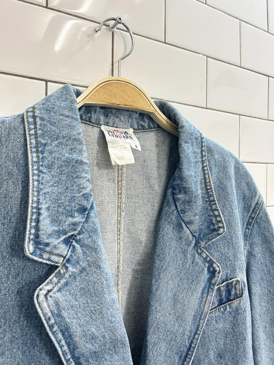 vintage 80s mister leonard denim jacket - good market thrift store