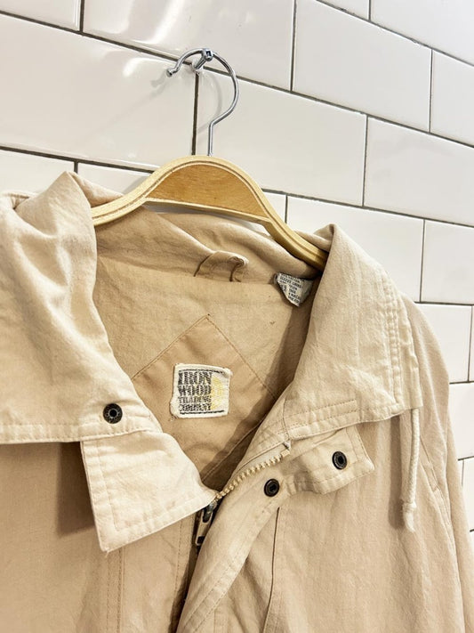 vintage 90s iron wood spring jacket - good market thrift store