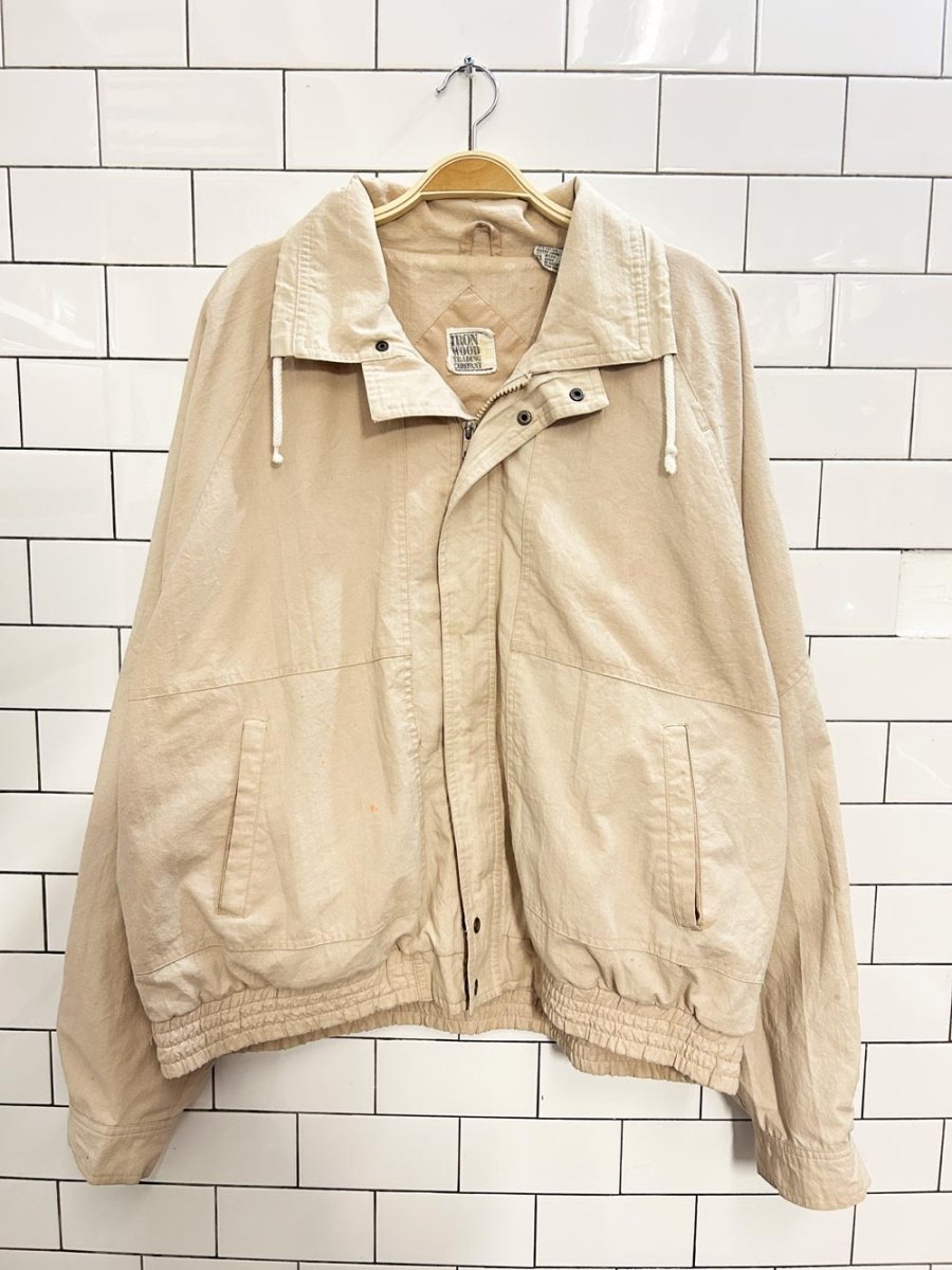 vintage 90s iron wood spring jacket - good market thrift store