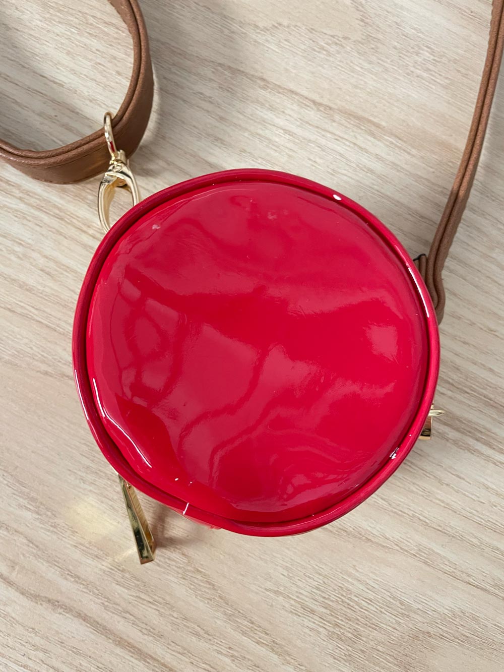 marc jacobs red patent mini belt bag