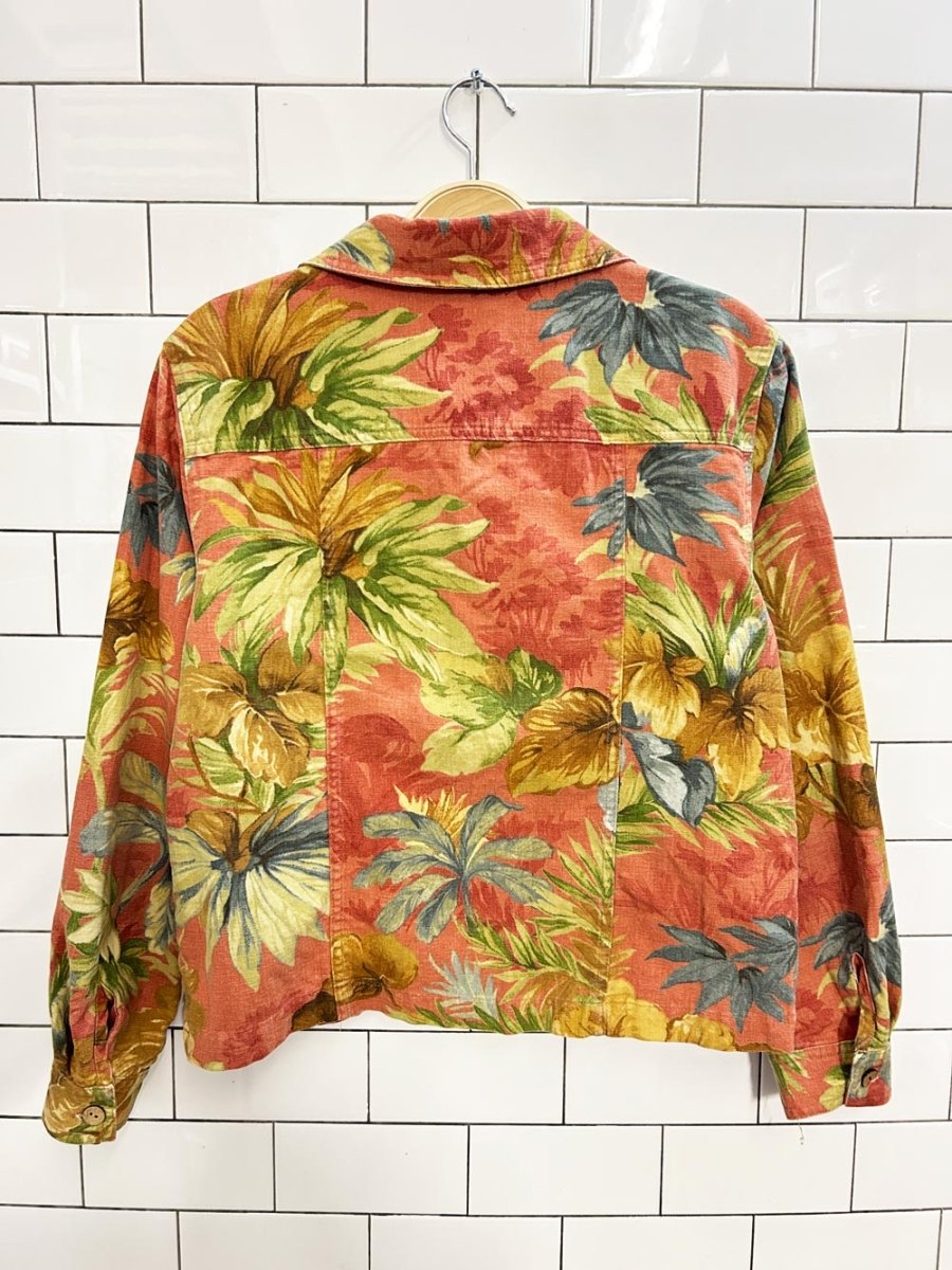 vintage 00s coldwater creek floral print jacket - good market thrift store