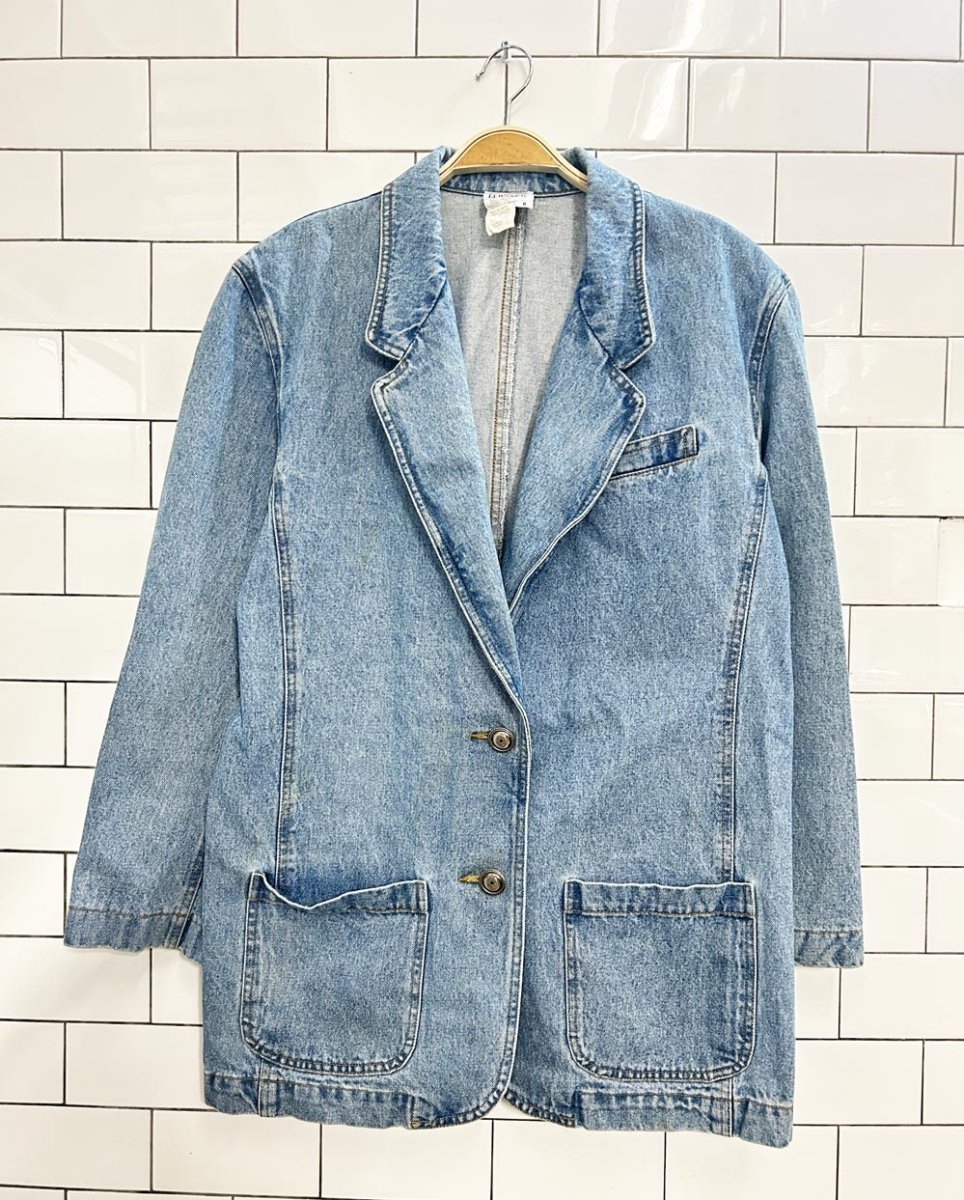 vintage 80s mister leonard denim jacket - good market thrift store