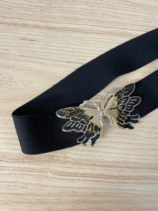 vintage butterfly hook dress belt