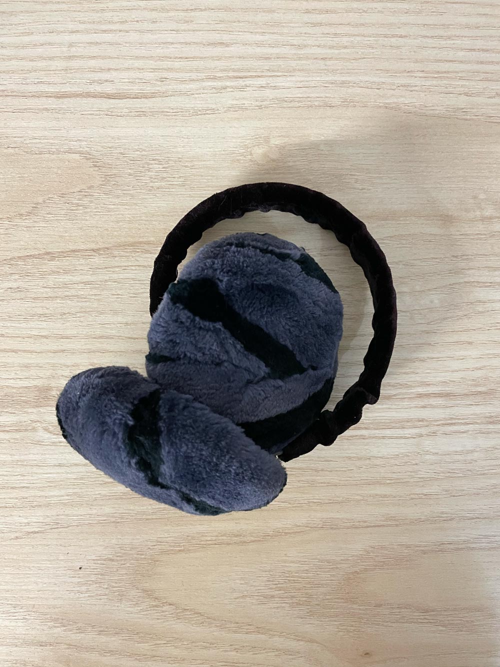 vintage velvet faux mink ear muffs