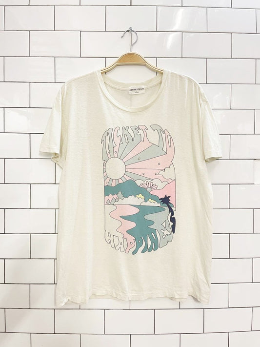 denim forum the nico graphic tee | made in USA - good market thrift store