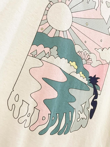 denim forum the nico graphic tee | made in USA - good market thrift store