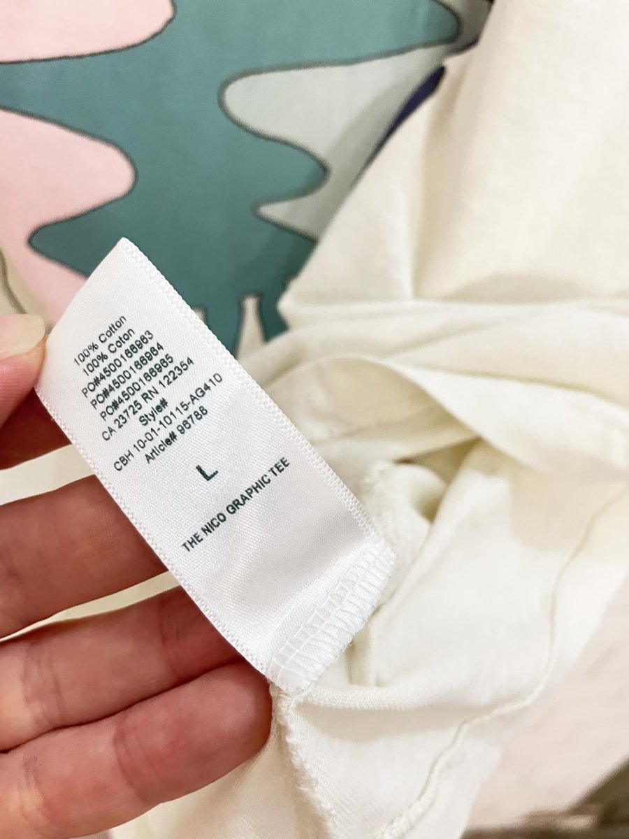 denim forum the nico graphic tee | made in USA - good market thrift store