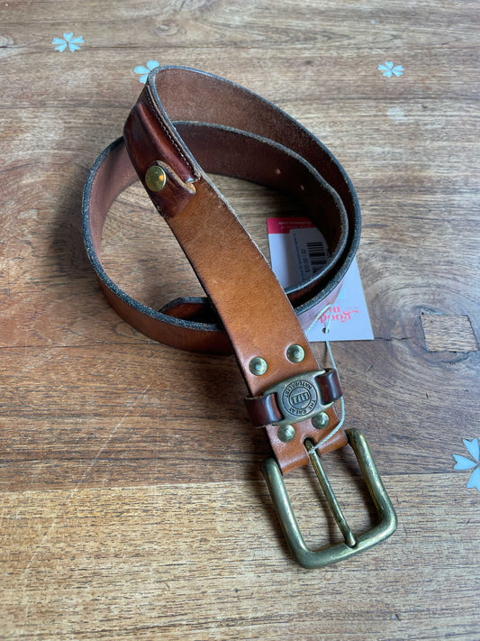 vintage the great life naturalist cargo leather belt