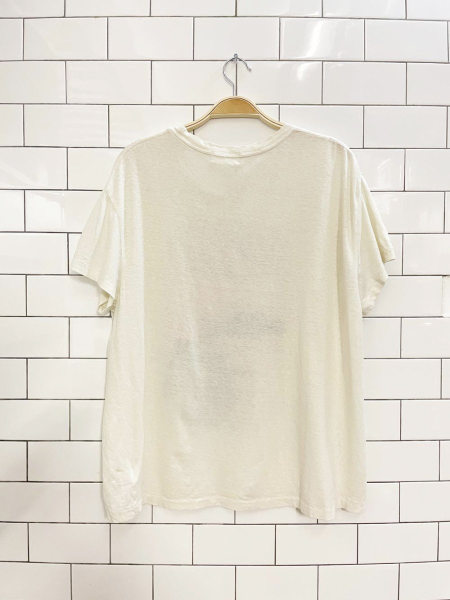 denim forum the nico graphic tee | made in USA - good market thrift store